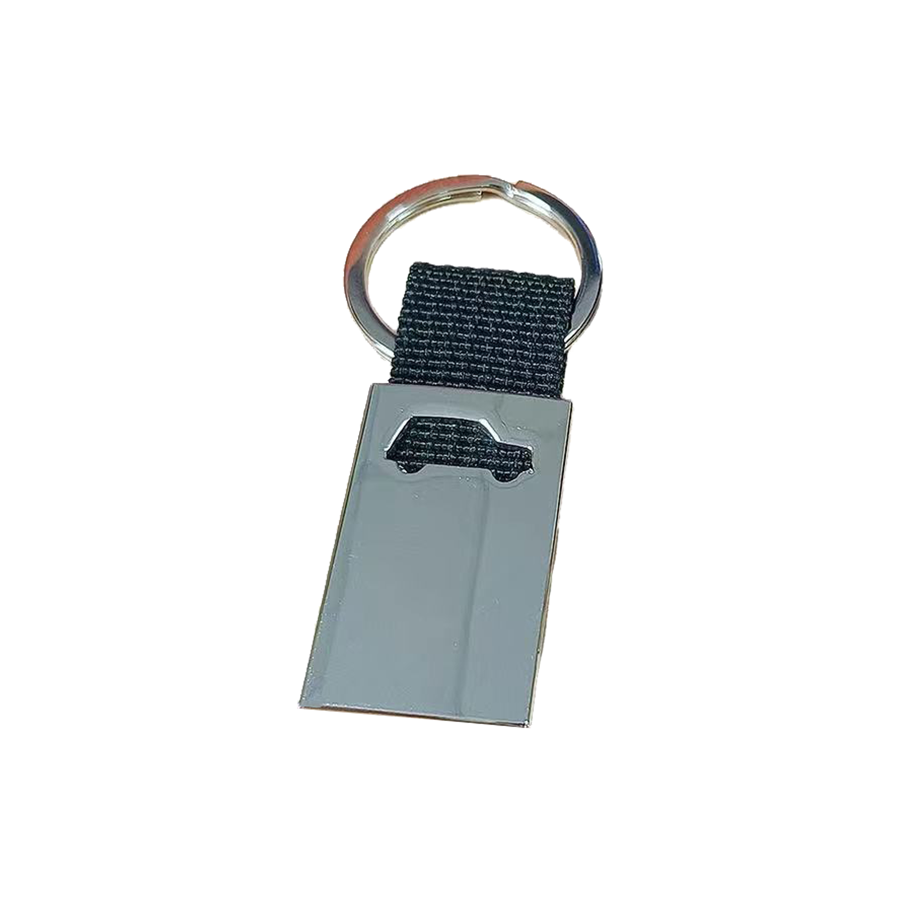 Ribbon Metal Car Keychain 3