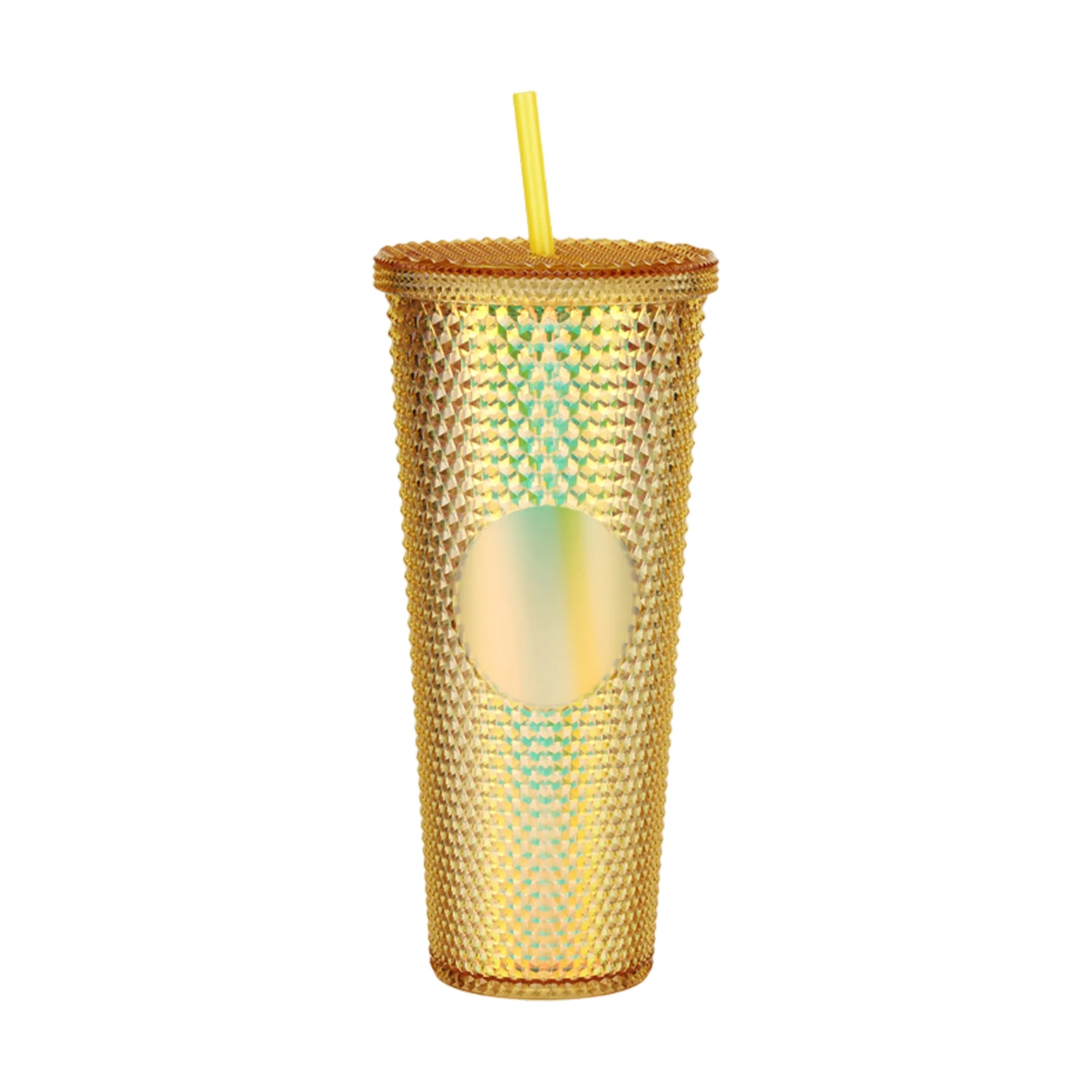 Plastic Tumbler with Handle and Reusable Straw 4