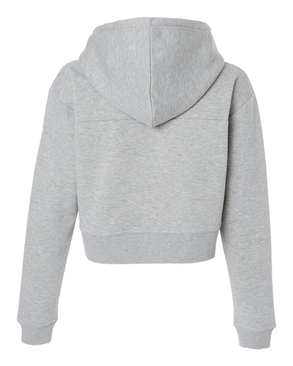 Women's Cropped Fleece Hooded Sweatshirt - BW5404 46