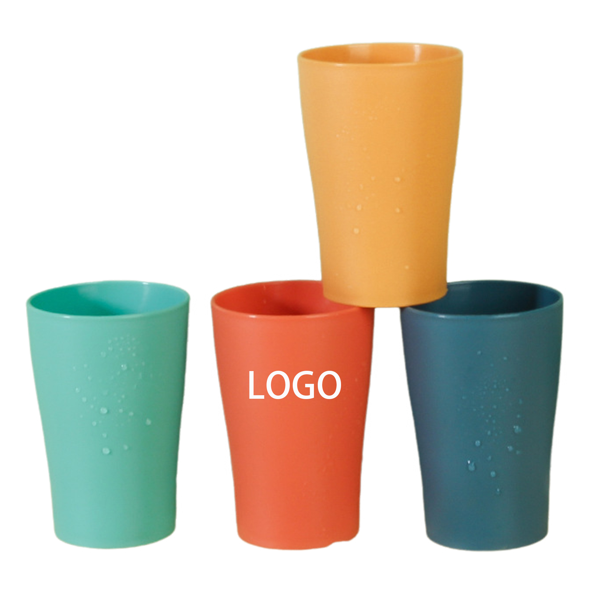 12oz Simple Wheat Straw Gargle Cup 2