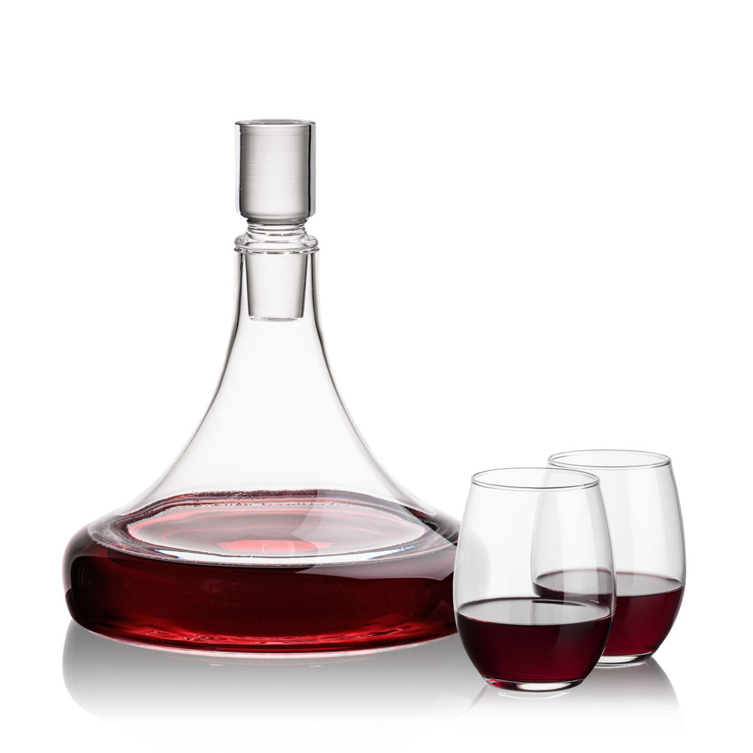 Ashby Decanter & Stanford Stemless Wine 5