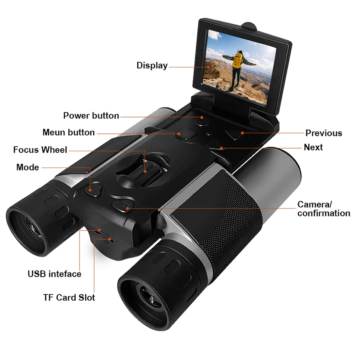 32GB Digital Binocular with Camera Video Recorder 4