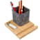 Recycled Felt & Bamboo Pen Holder 45