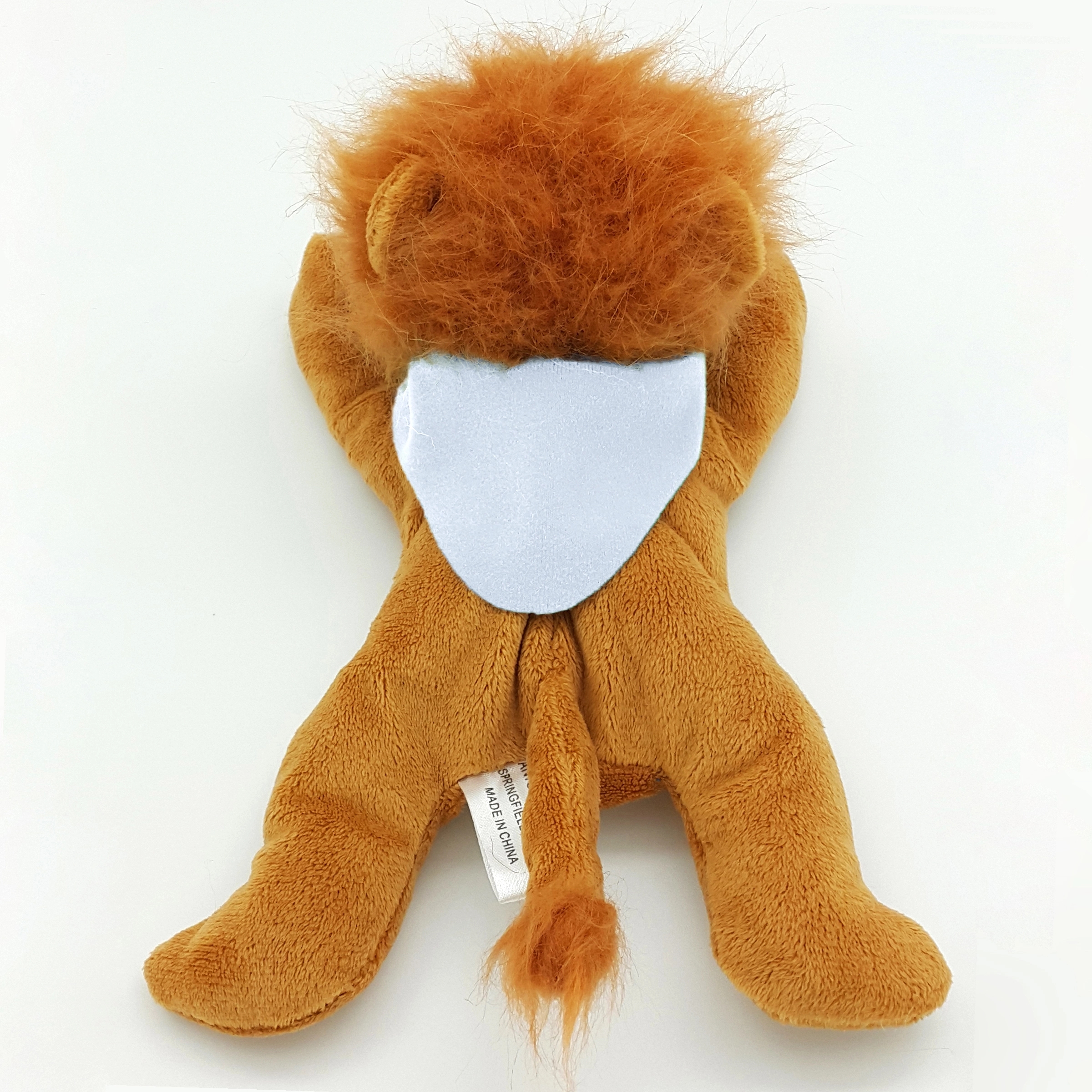 8" Laying Down Beanie Lion 16