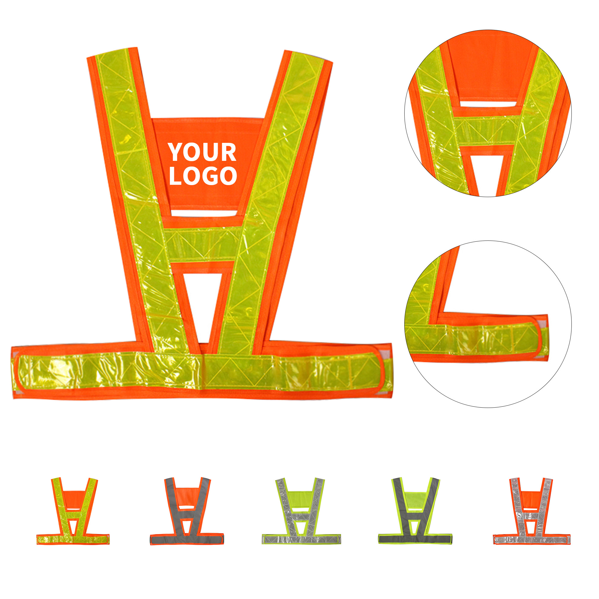 Polyester Reflective Safety Vest 20 x 21" 1