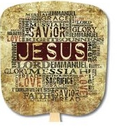 Jesus Our Saviour Stock Religious & Inspirational Fan 1