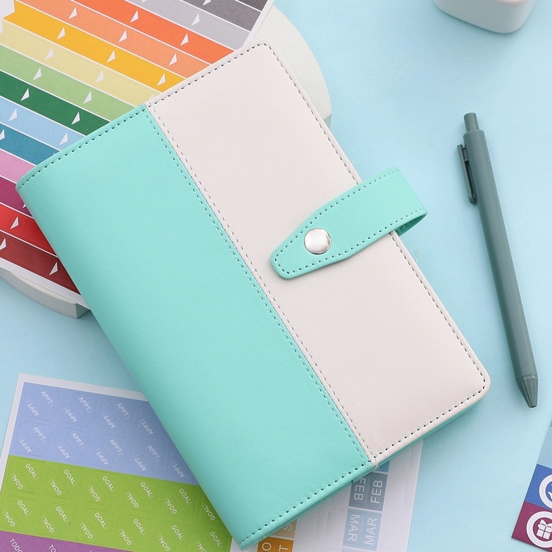 PU Leather A6 Budget Planner Binder Notebook 6
