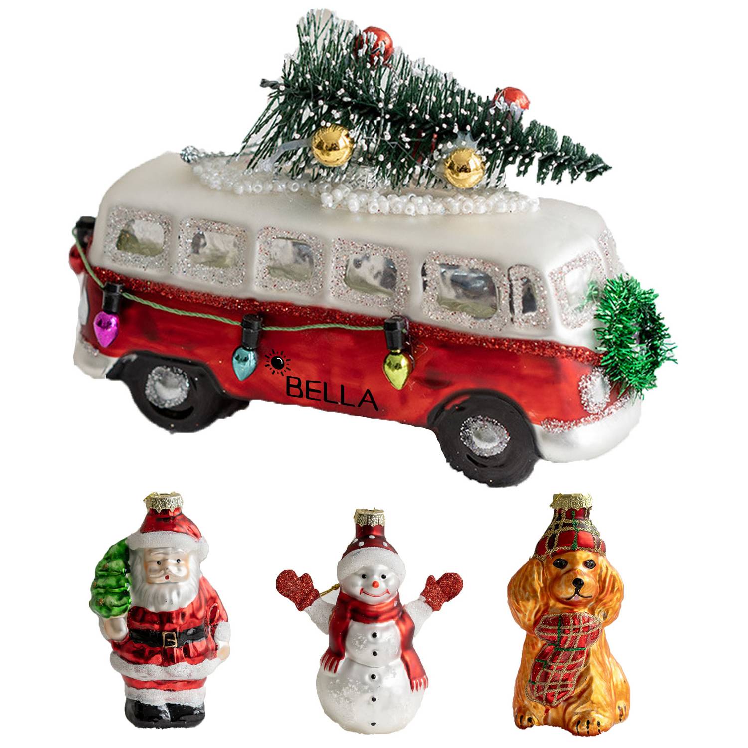 Glass Christmas Tree Decoration Ornaments 1