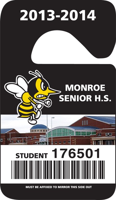 Full Color Plastic Security Hang Tag (2 3/4"x4 3/4") 2