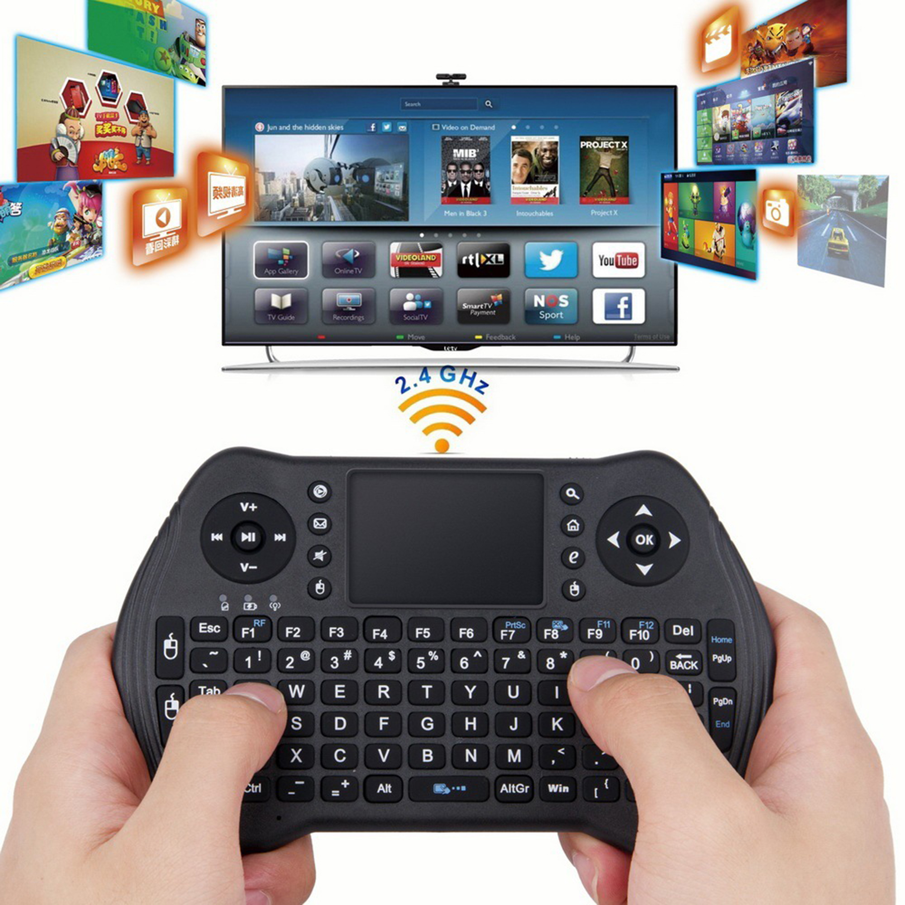 Mini Wireless Keyboard 2