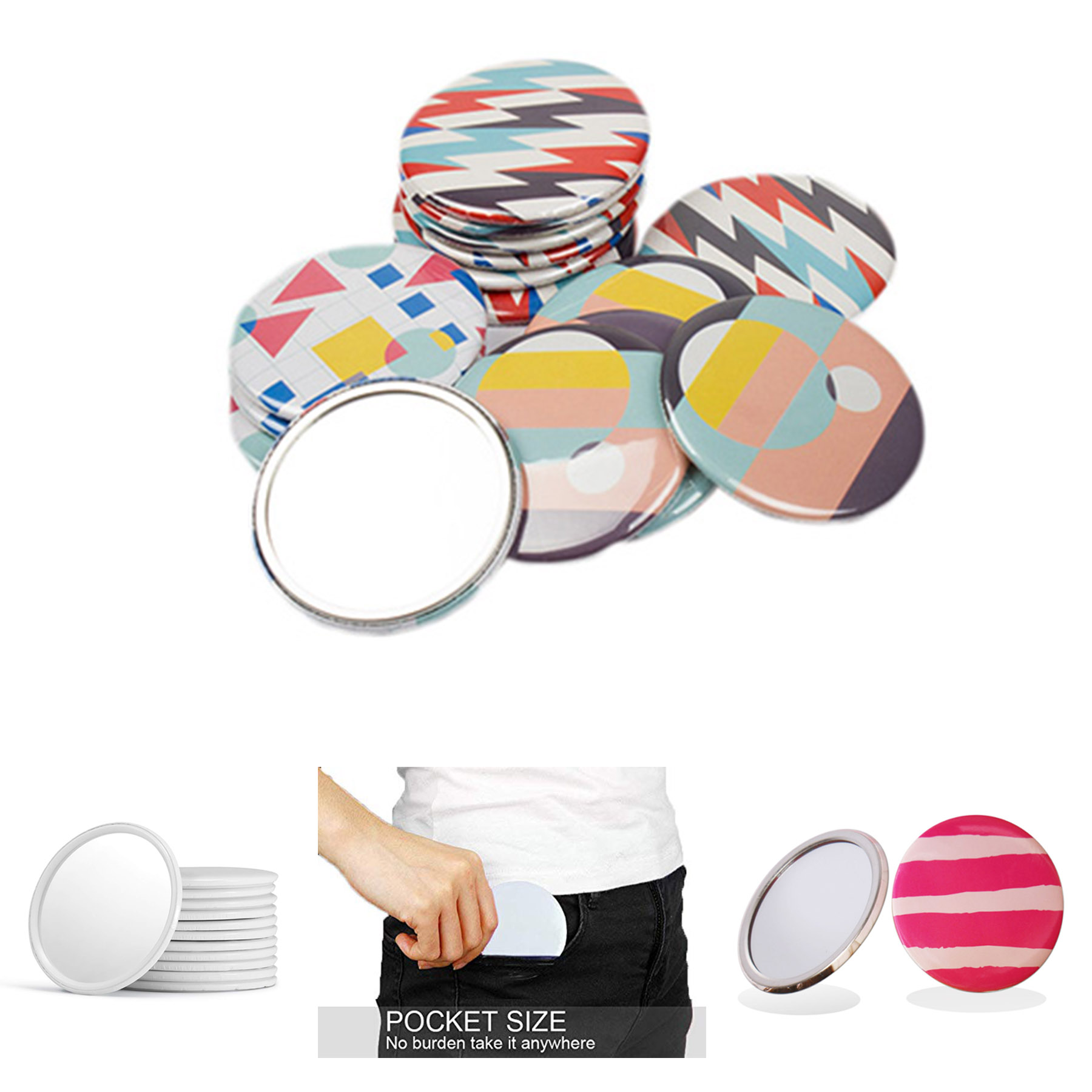 Portable Makeup Compact Mirror 2