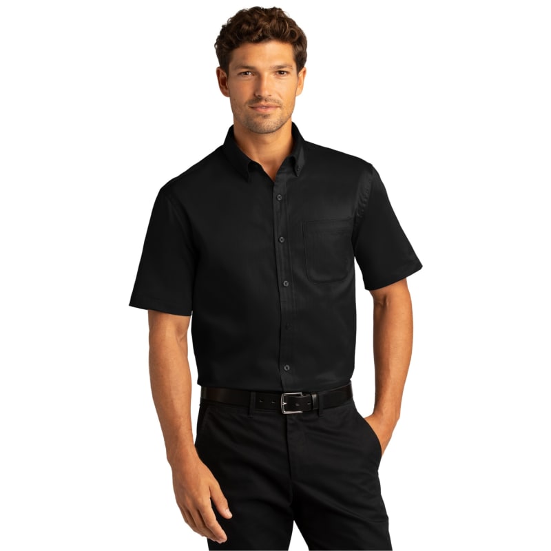 Port Authority Short Sleeve SuperPro React Twill Shirt. 72