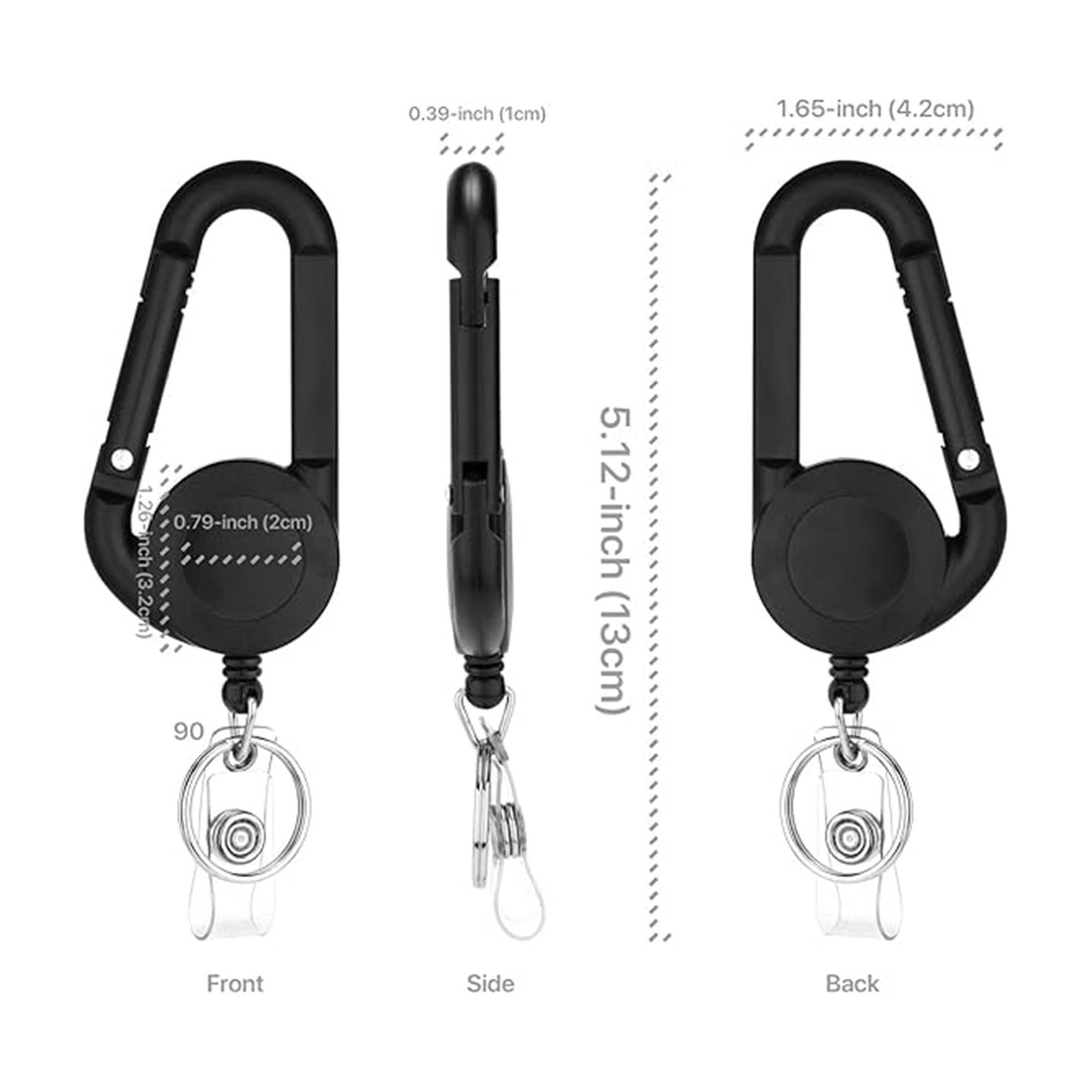 Heavy Duty Retractable Badge Reel 2