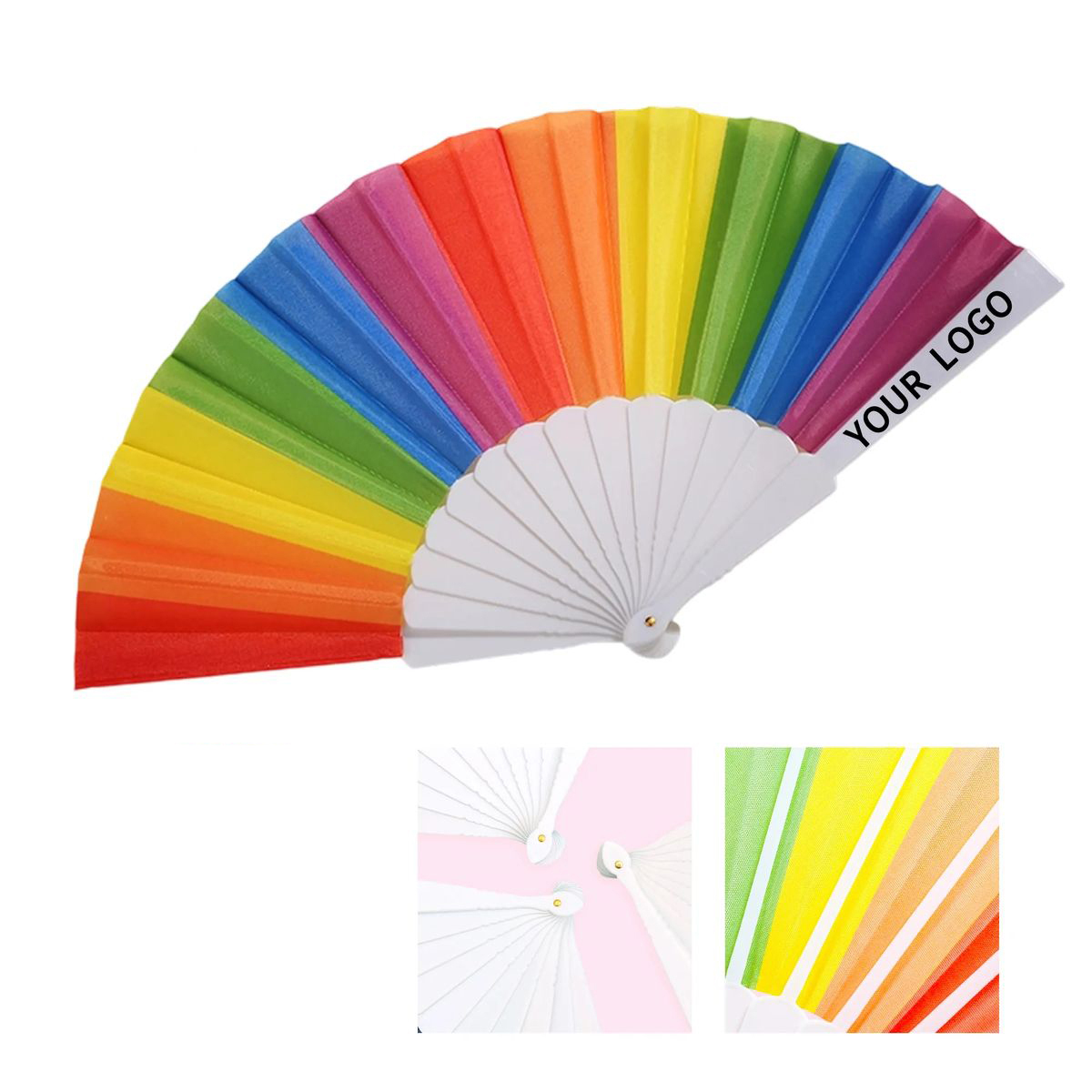 Colorful Foldable Fan for Weddings 3