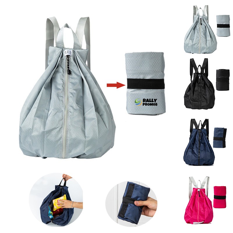 Foldable Water-Resistant Outdoor Shopping Backpack 2