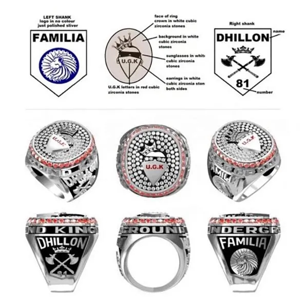 Personalized Custom Championship Ring 6