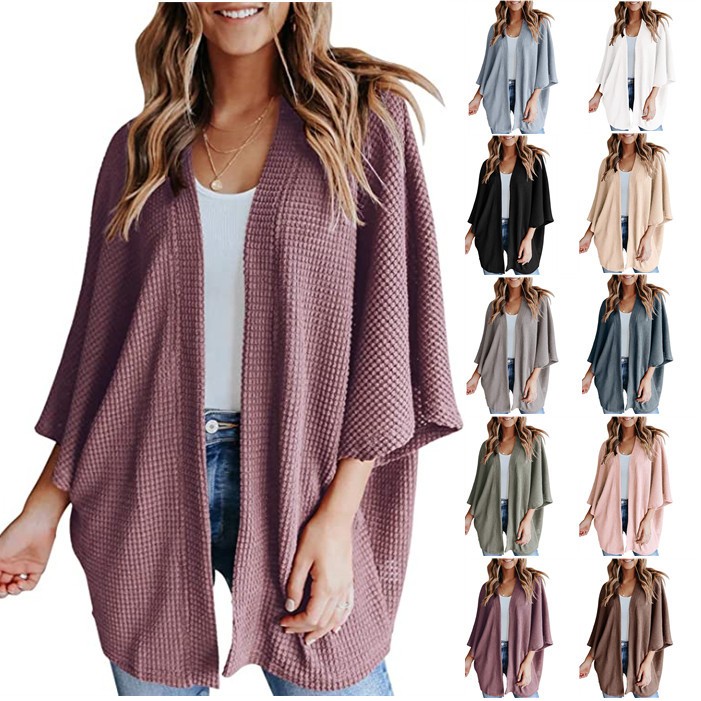 Womens Lightweight Kimono Cardigan Sweater 3