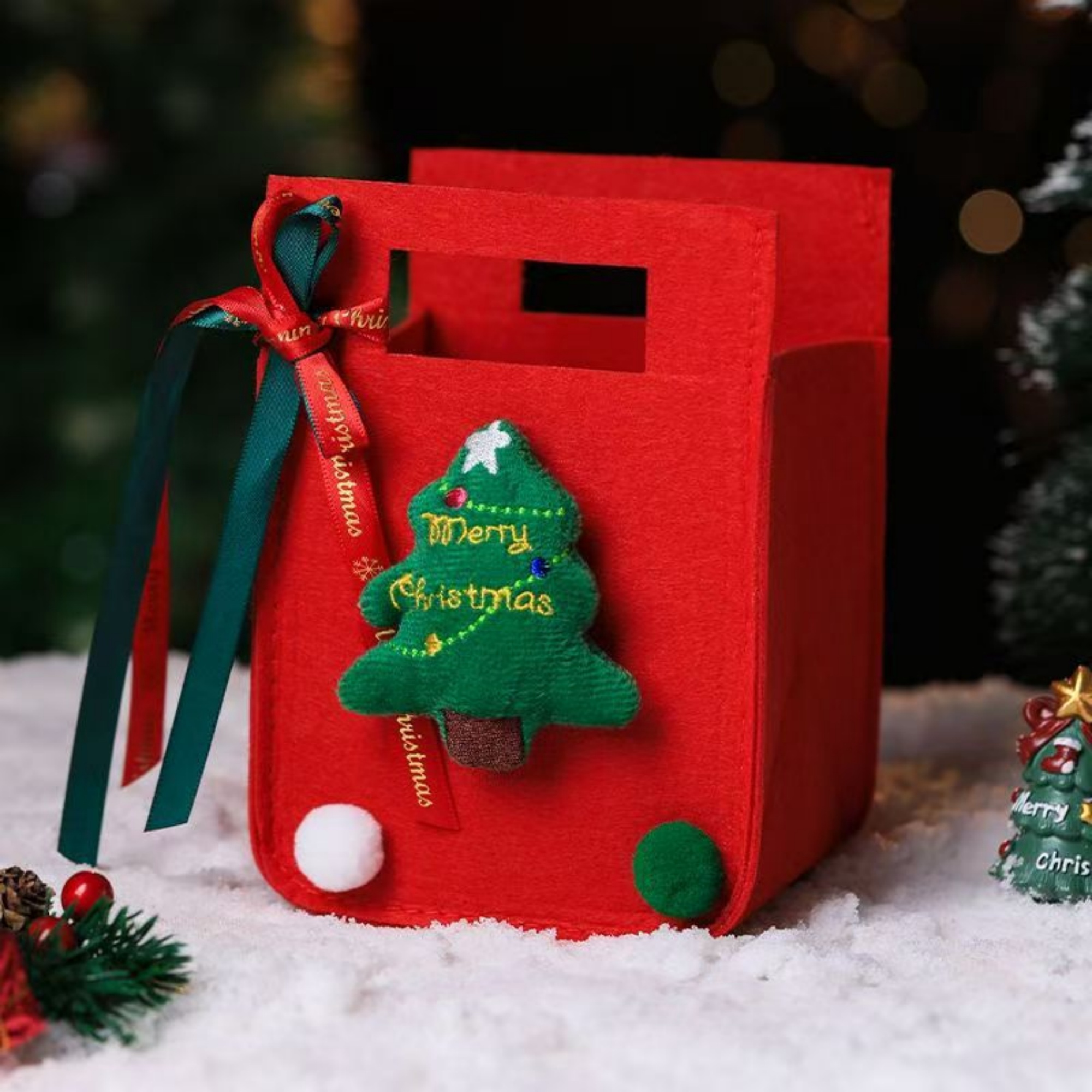Felt Christmas Gift Pouch 3