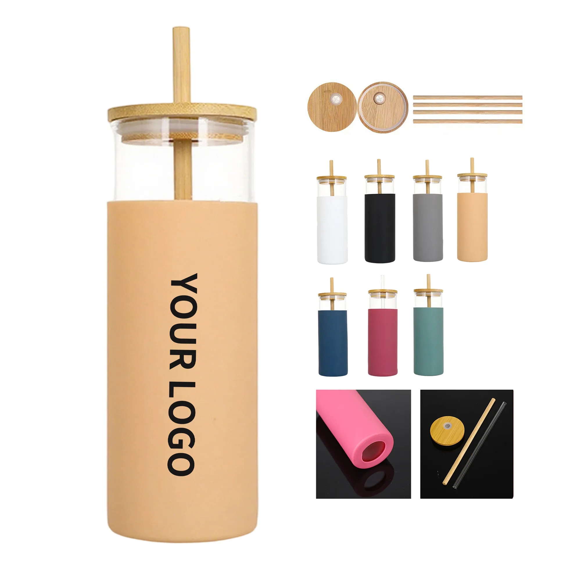 Glass Straw Tumbler 10