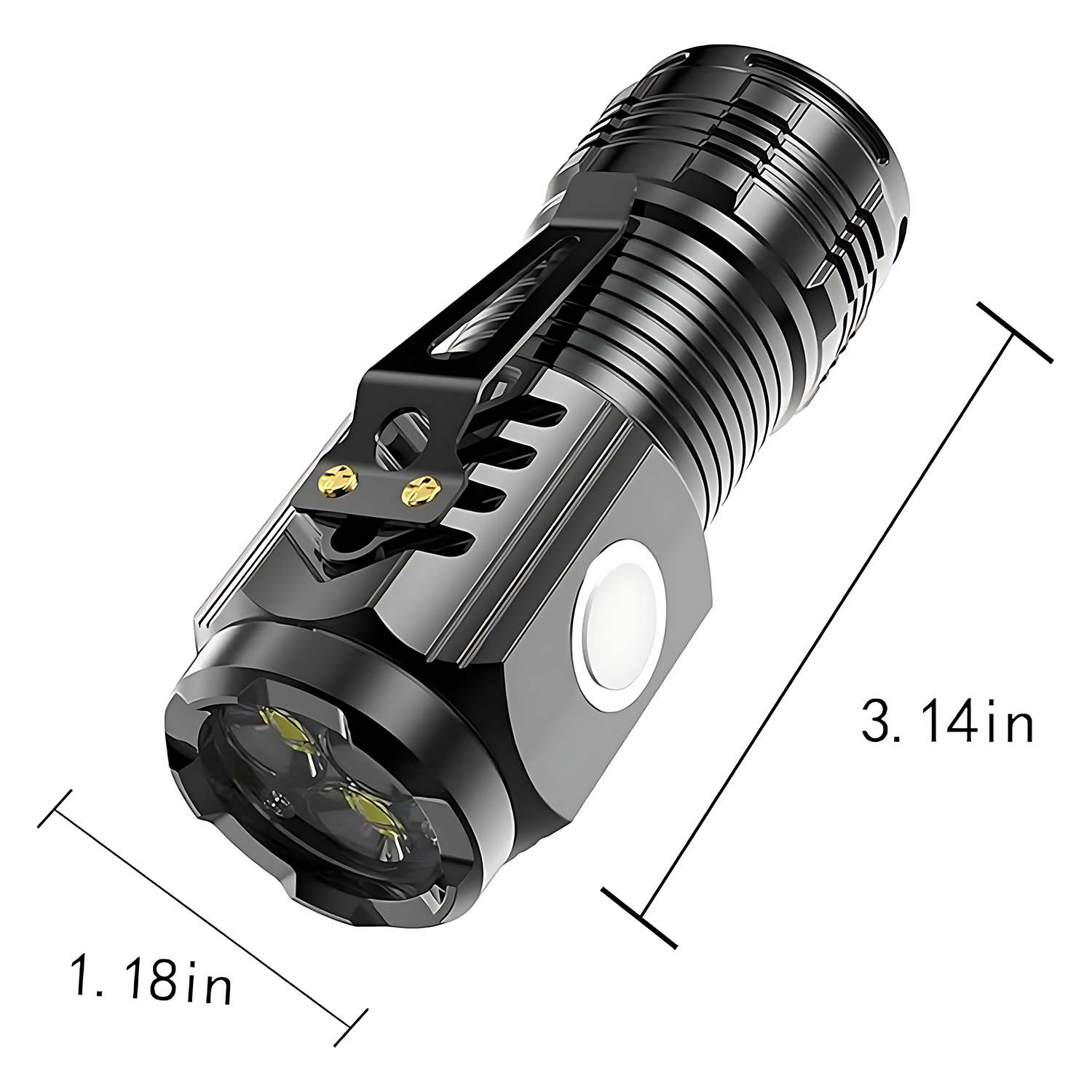Three-Eyed Rechargeable LED Flashlight 4