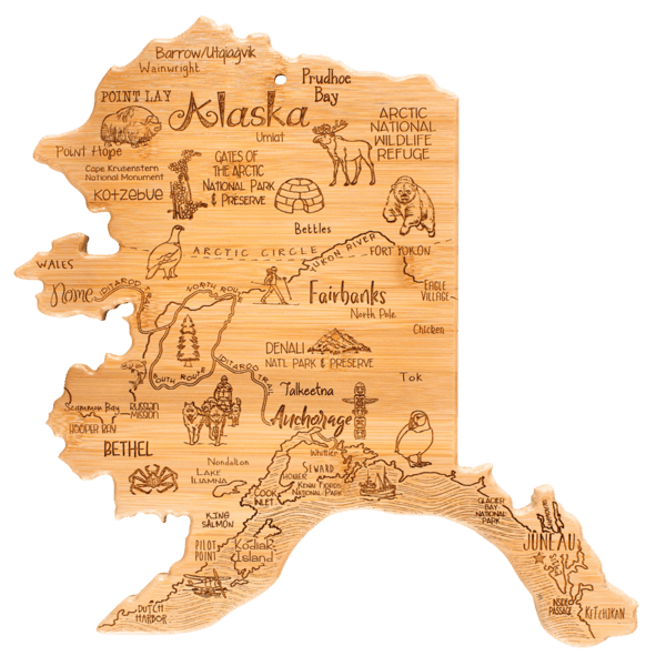 U.S. Destination Bamboo Cutting and Serving Boards 1138