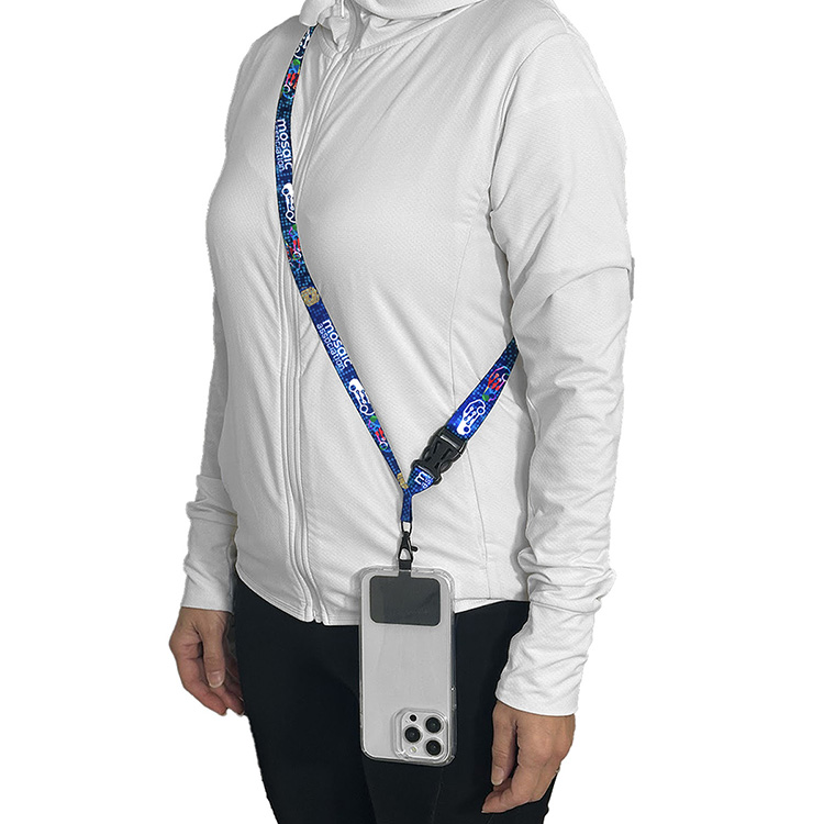 Pocket-Free Crossbody Cell Phone Lanyard - Full Color Sublimation Import Air Ship Door To Door 28