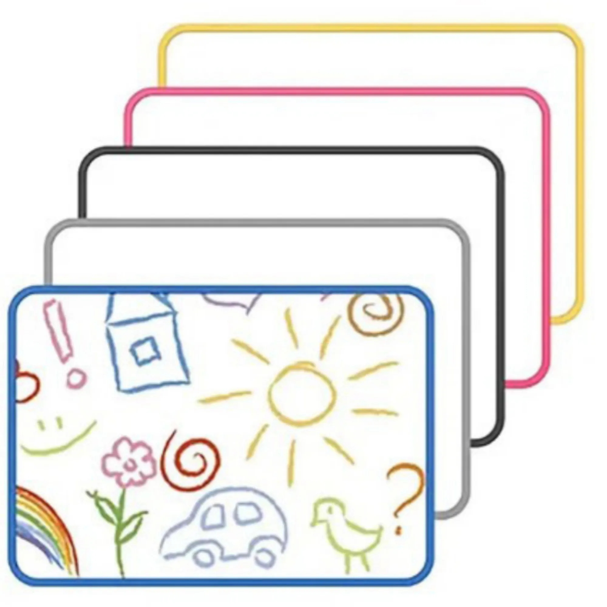 A4 Colorful Border Double Sided Whiteboard 5