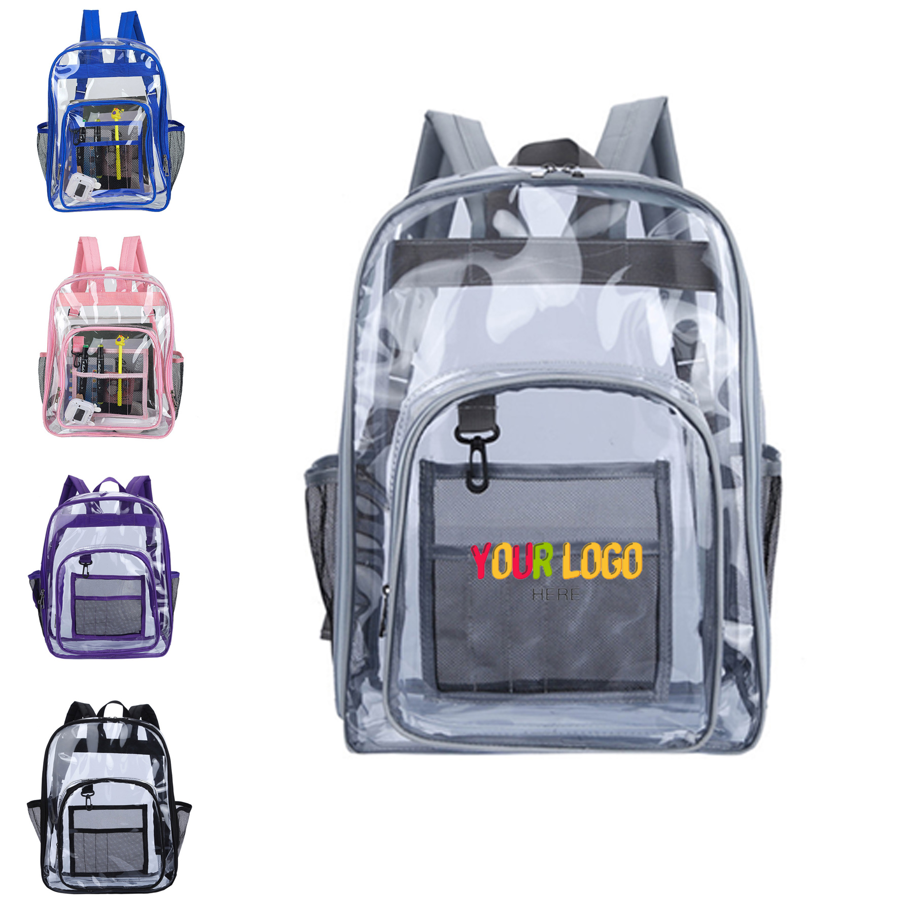 Transparent PVC Backpack 2
