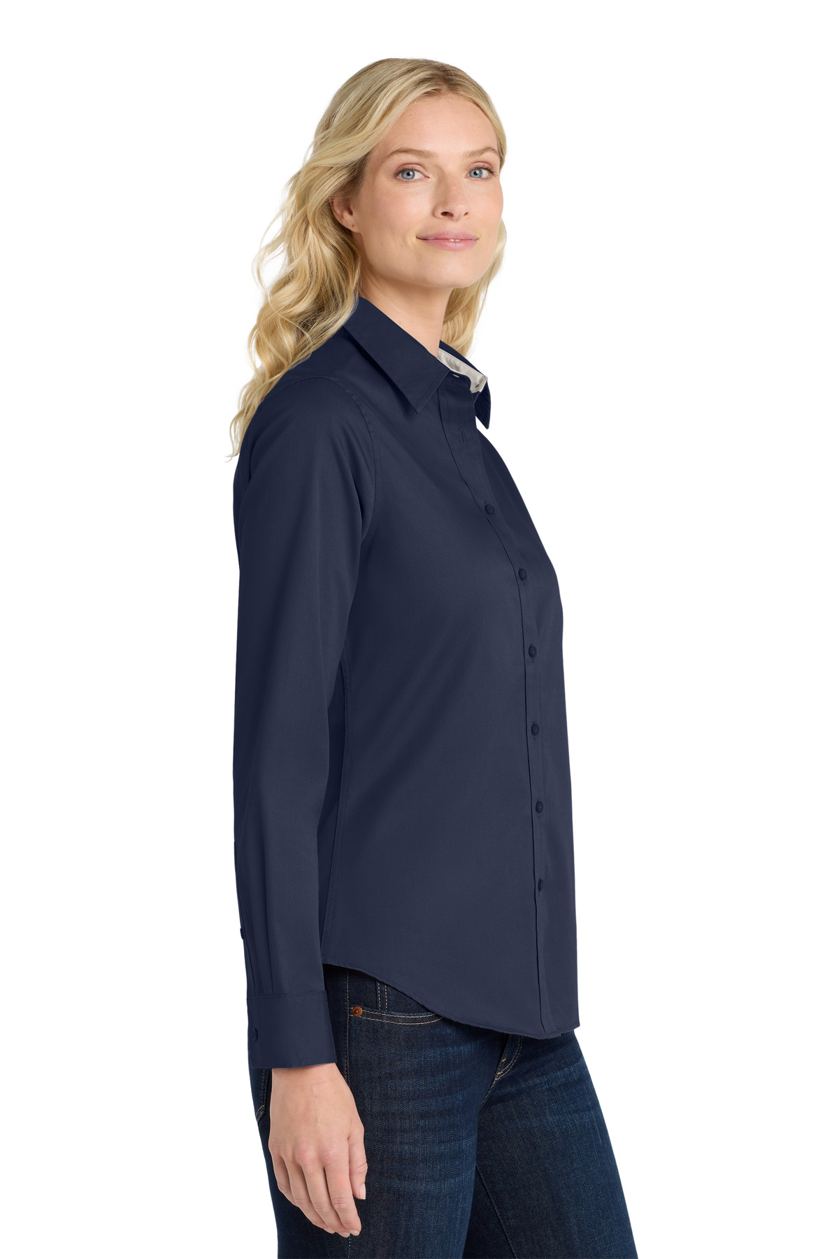 Port Authority Women's Long Sleeve Easy Care Shirt. L608 150