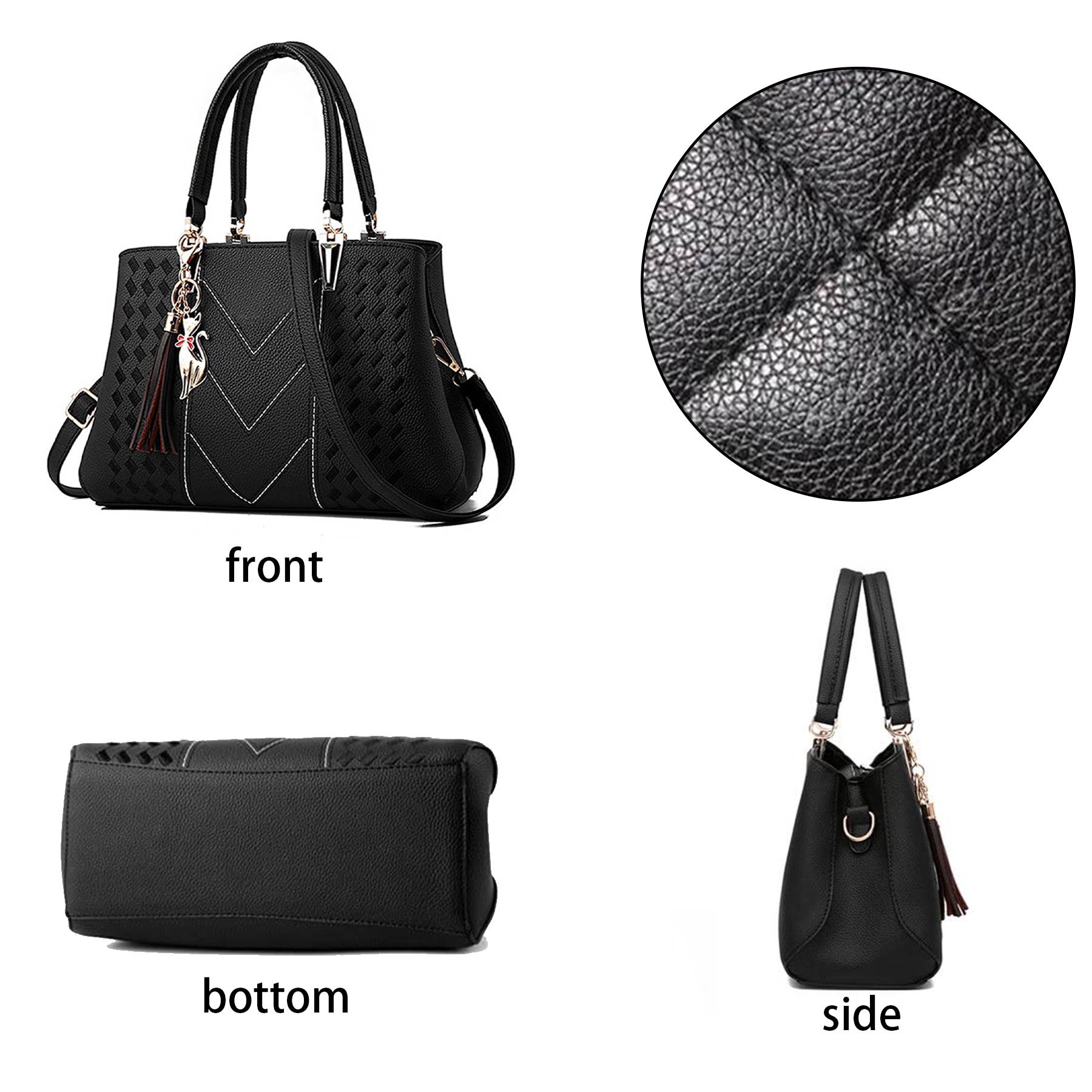 PU Shoulder Tote Ladies Bag 9