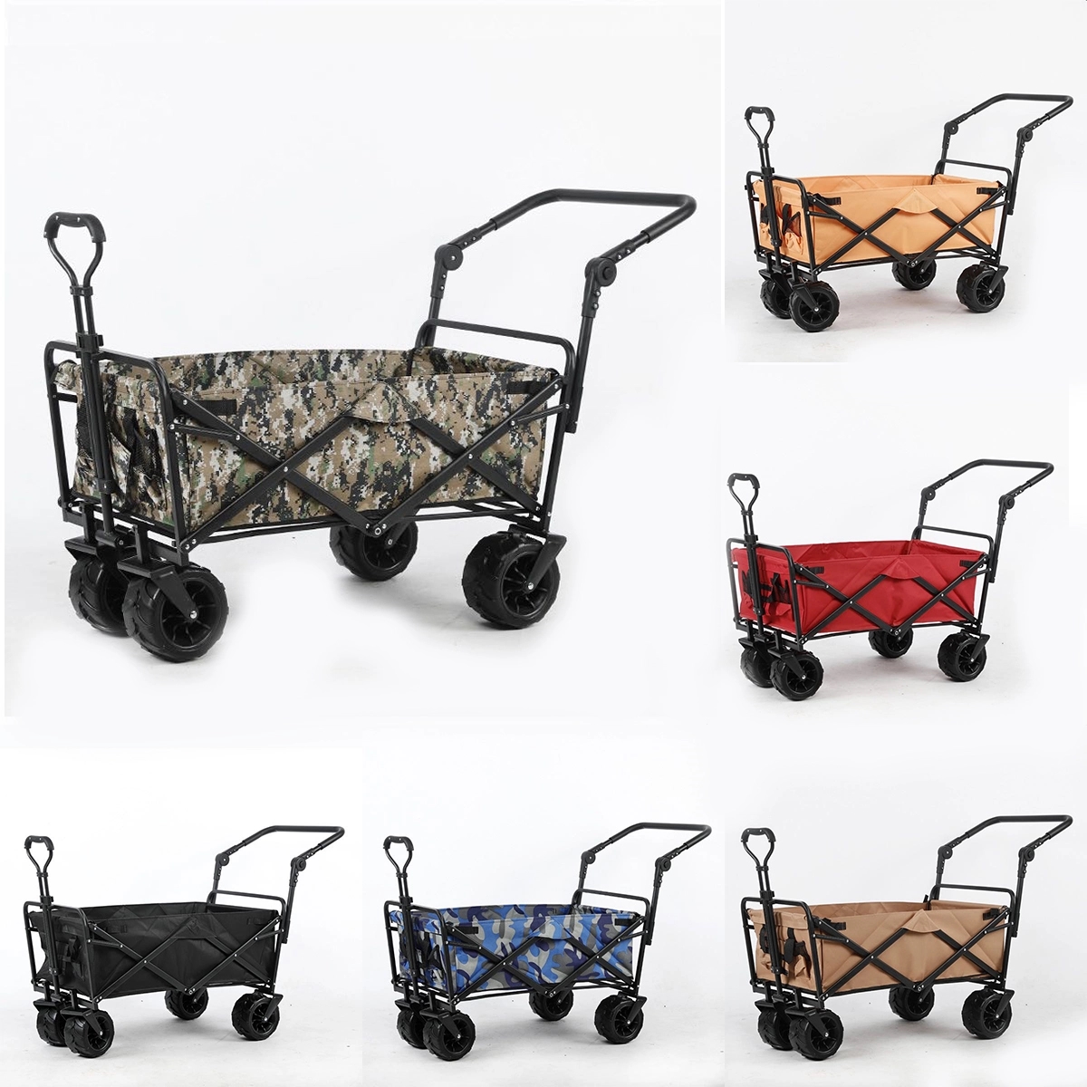 Heavy Duty All Terrain Folding Utility Wagon 2