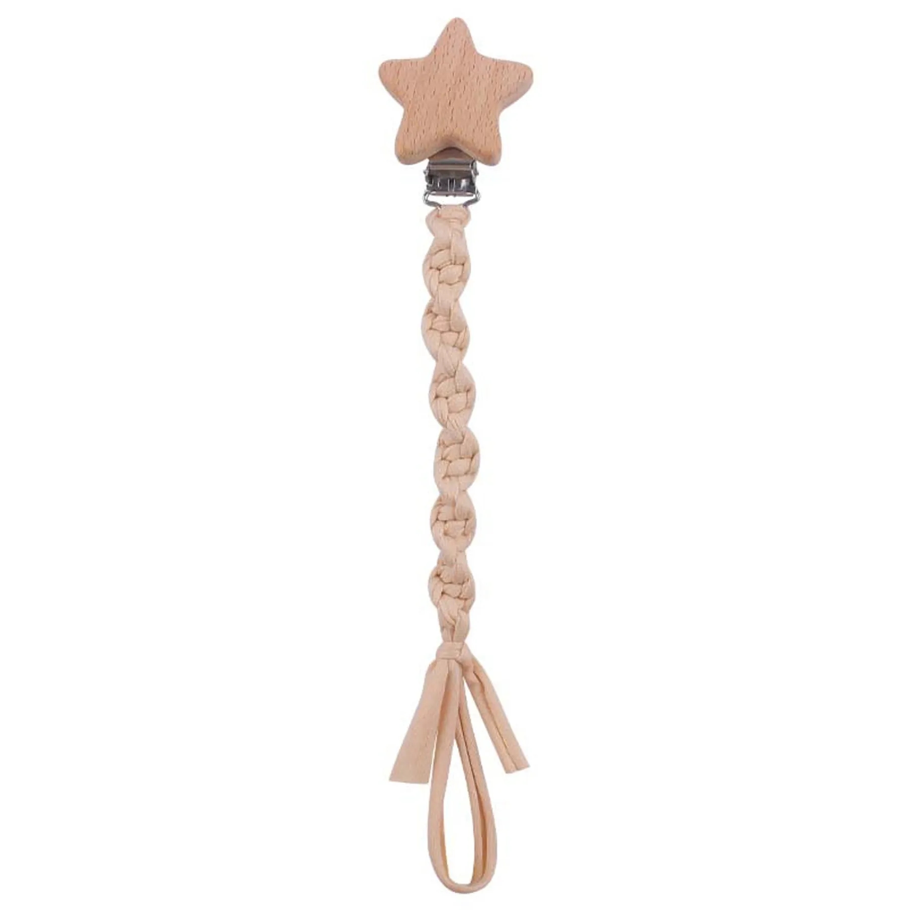Beech Star Pacifier Clip 8