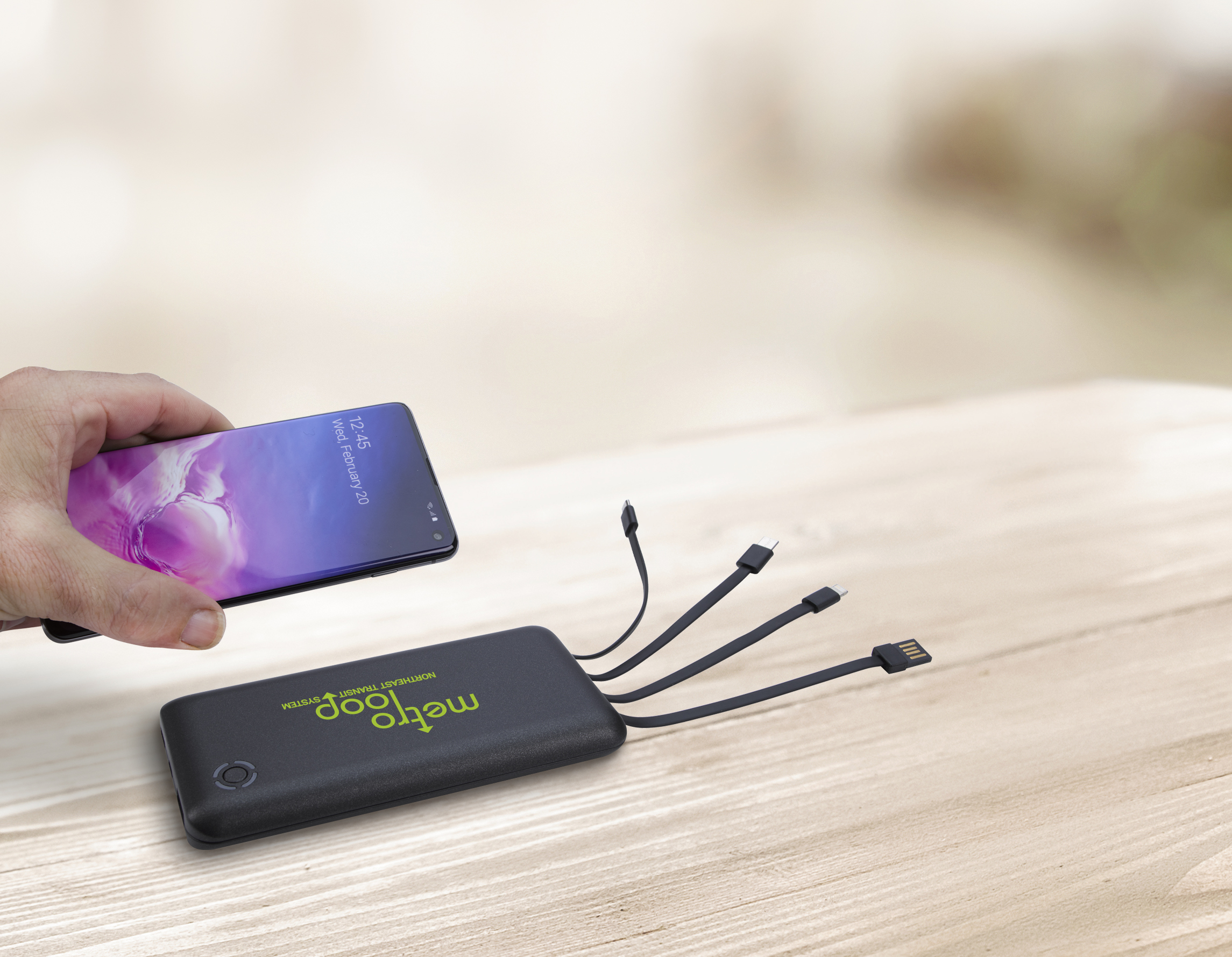 Charge Wave Wireless Power Bank 10 000 mAh