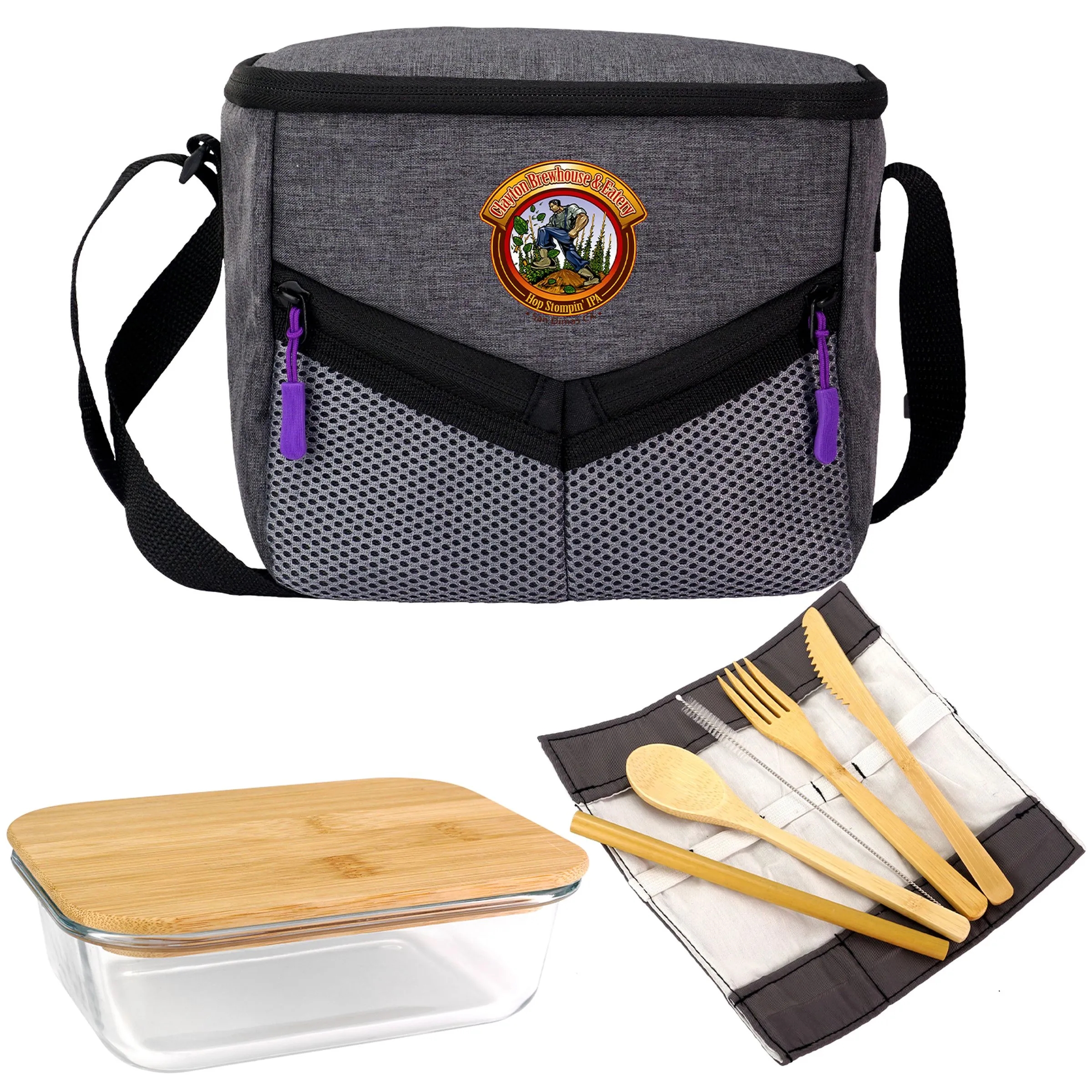 Victory Lunch Cooler Bamboo Set 5