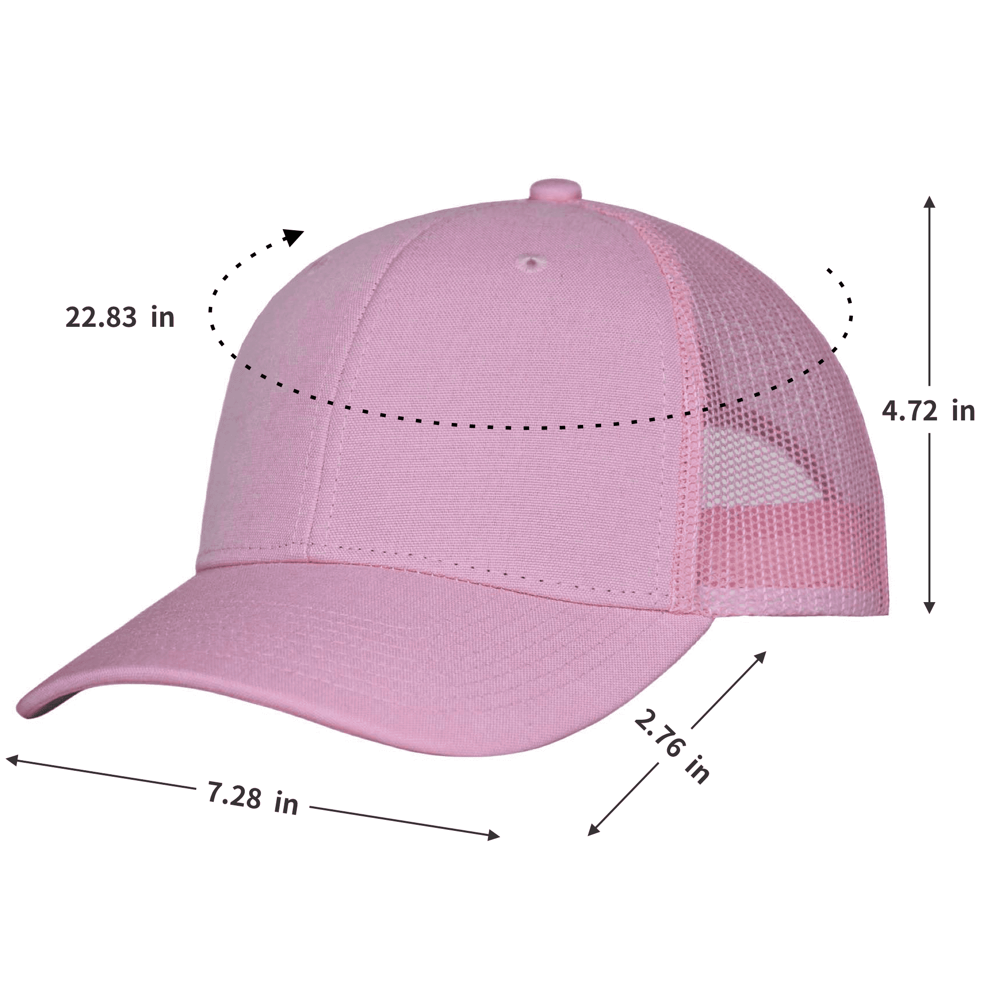 MOQ10 Trucker Mesh Fitted Cap 3