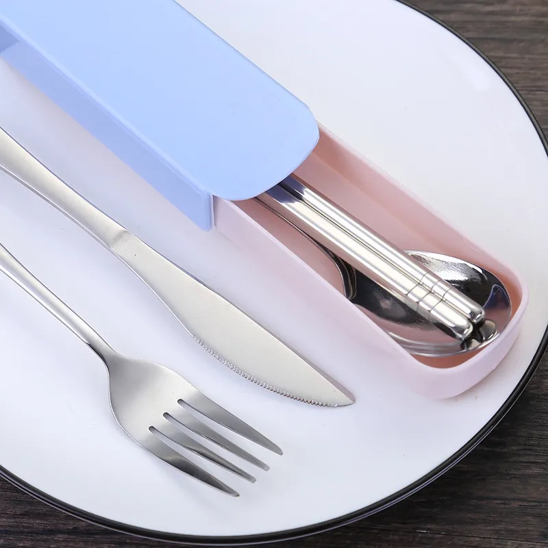 Stainless Steel Travel Four Sets 6