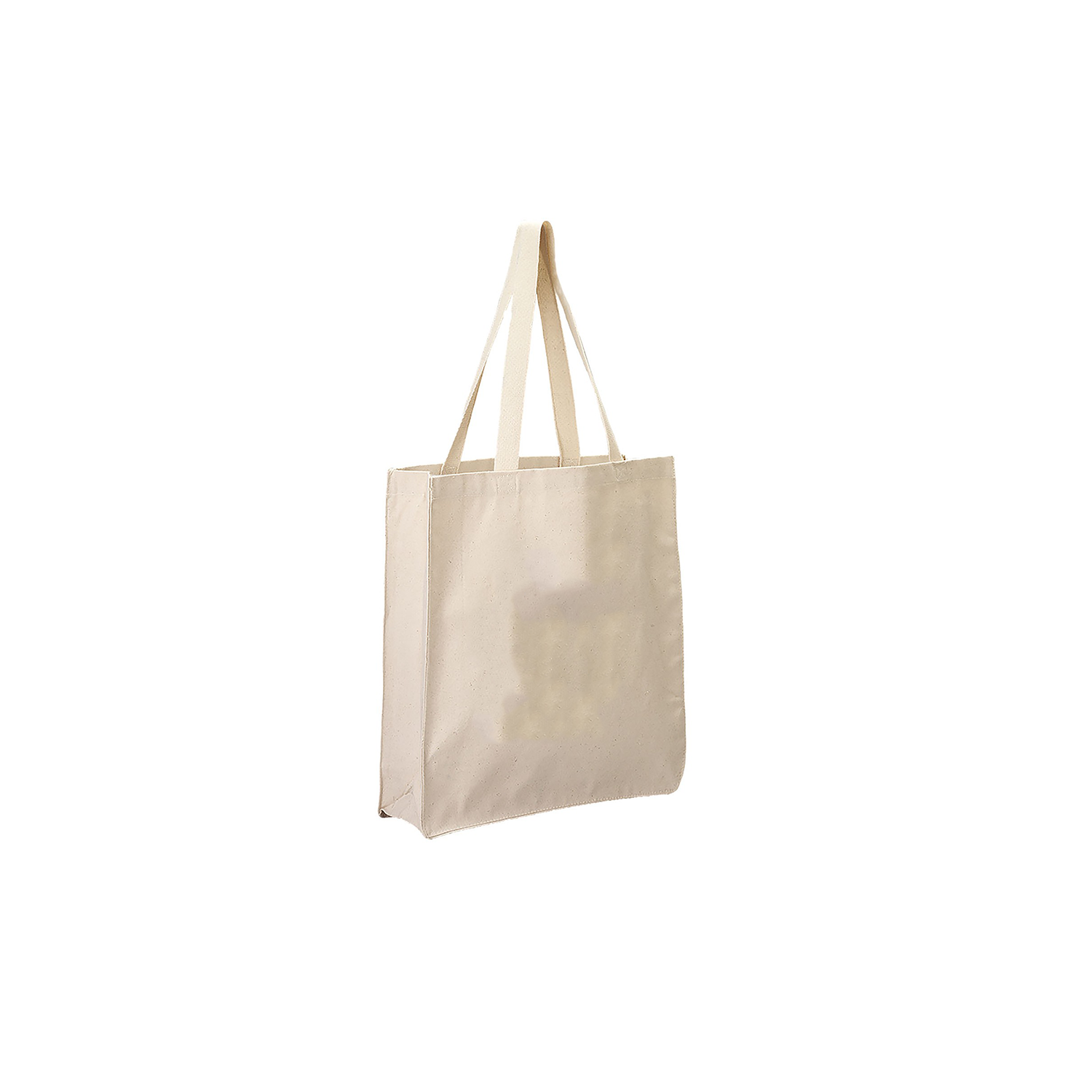 Foldable Cotton Canvas Grocery Tote Bag, custom tote bag with logo imprint 5