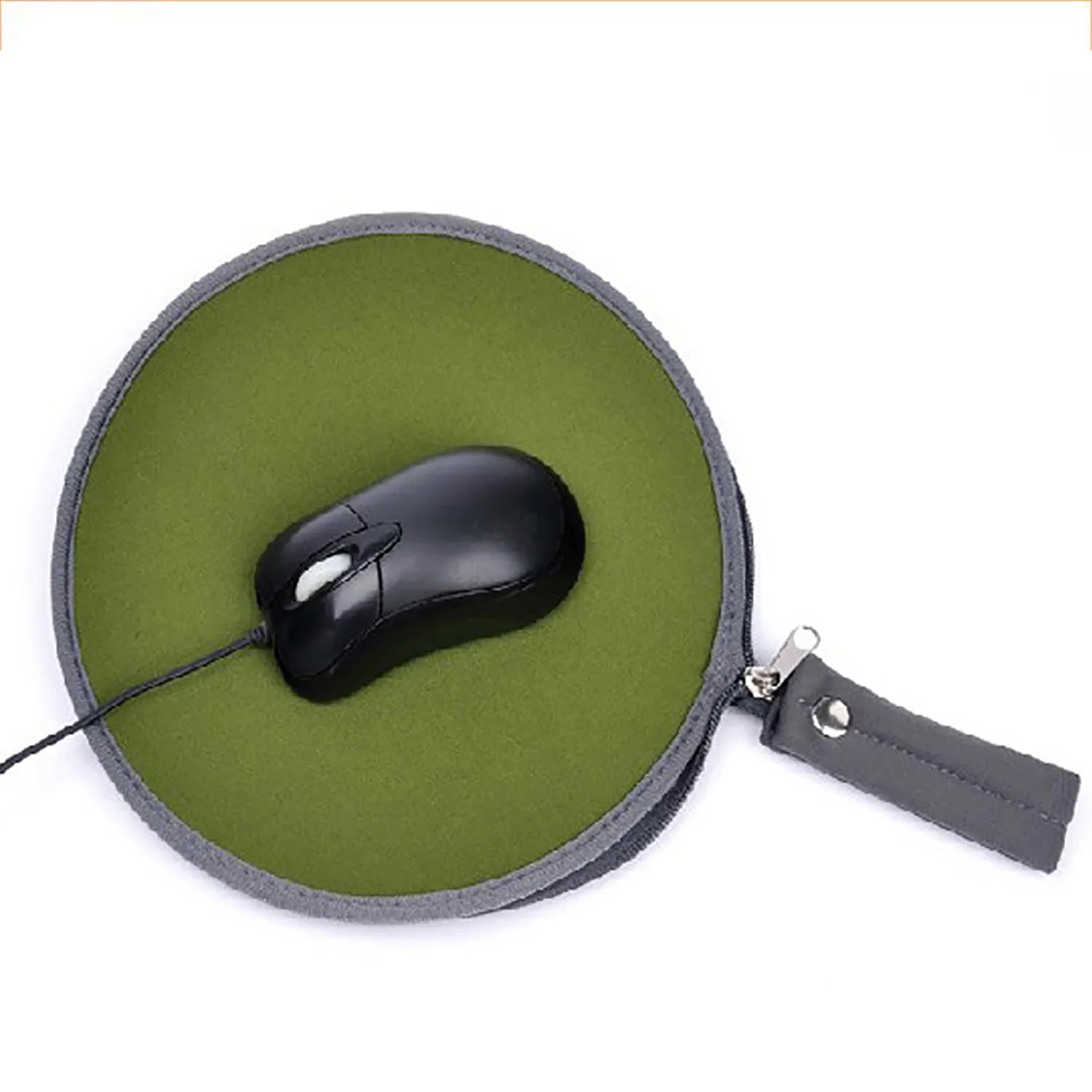 Waterproof Travel Zipper Folding Mouse Pad Pouch 3