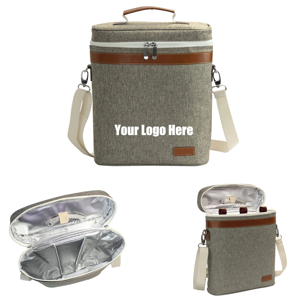 Insulated Wine Tote Carrier Bag 6