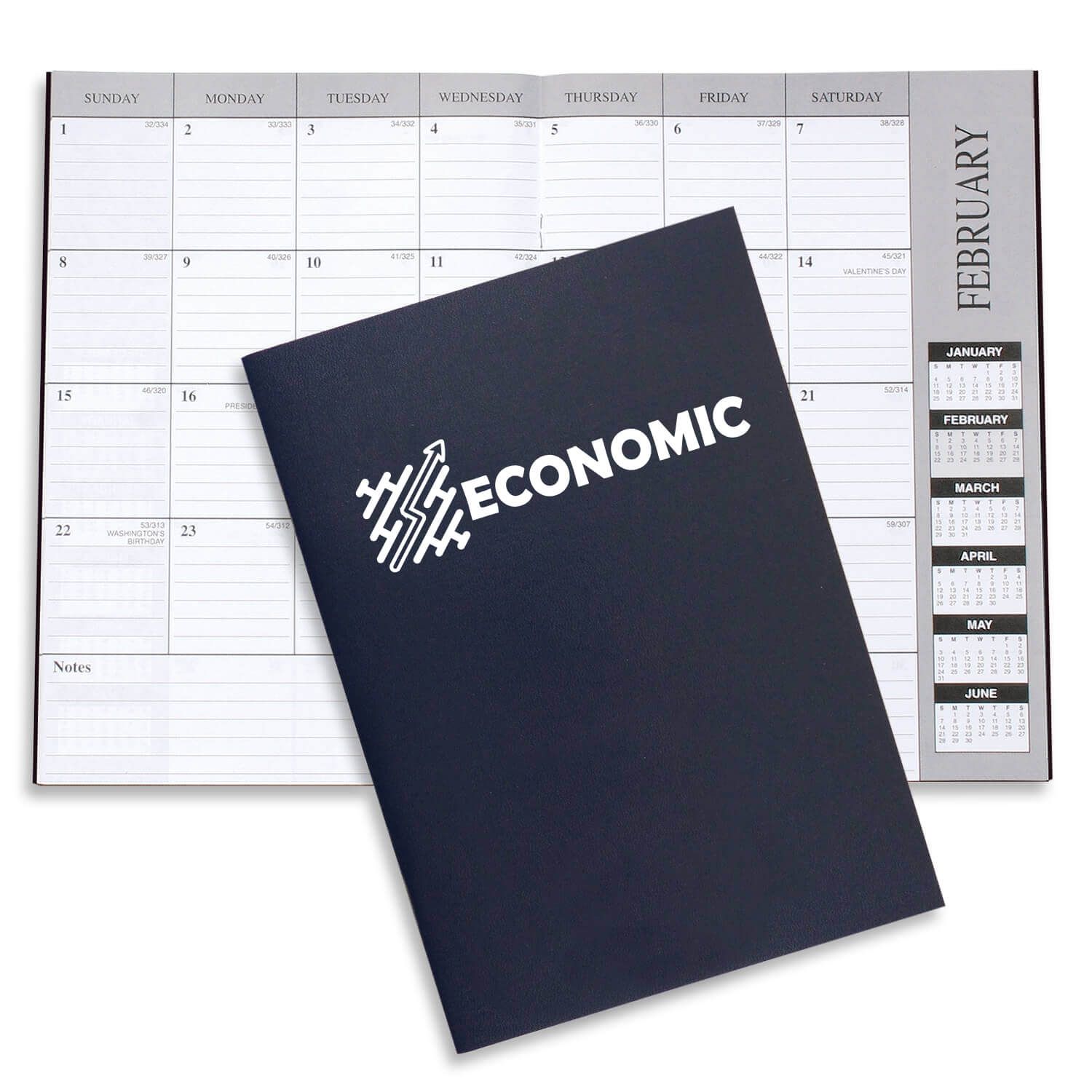Monthly Desk Planner - Leatherette 9