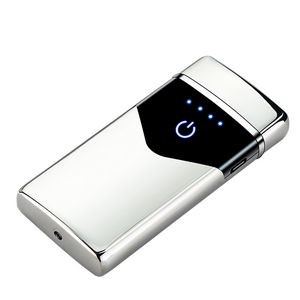 Sleek Electric Arc Lighter With Flip Up Cap And USB Charger 18