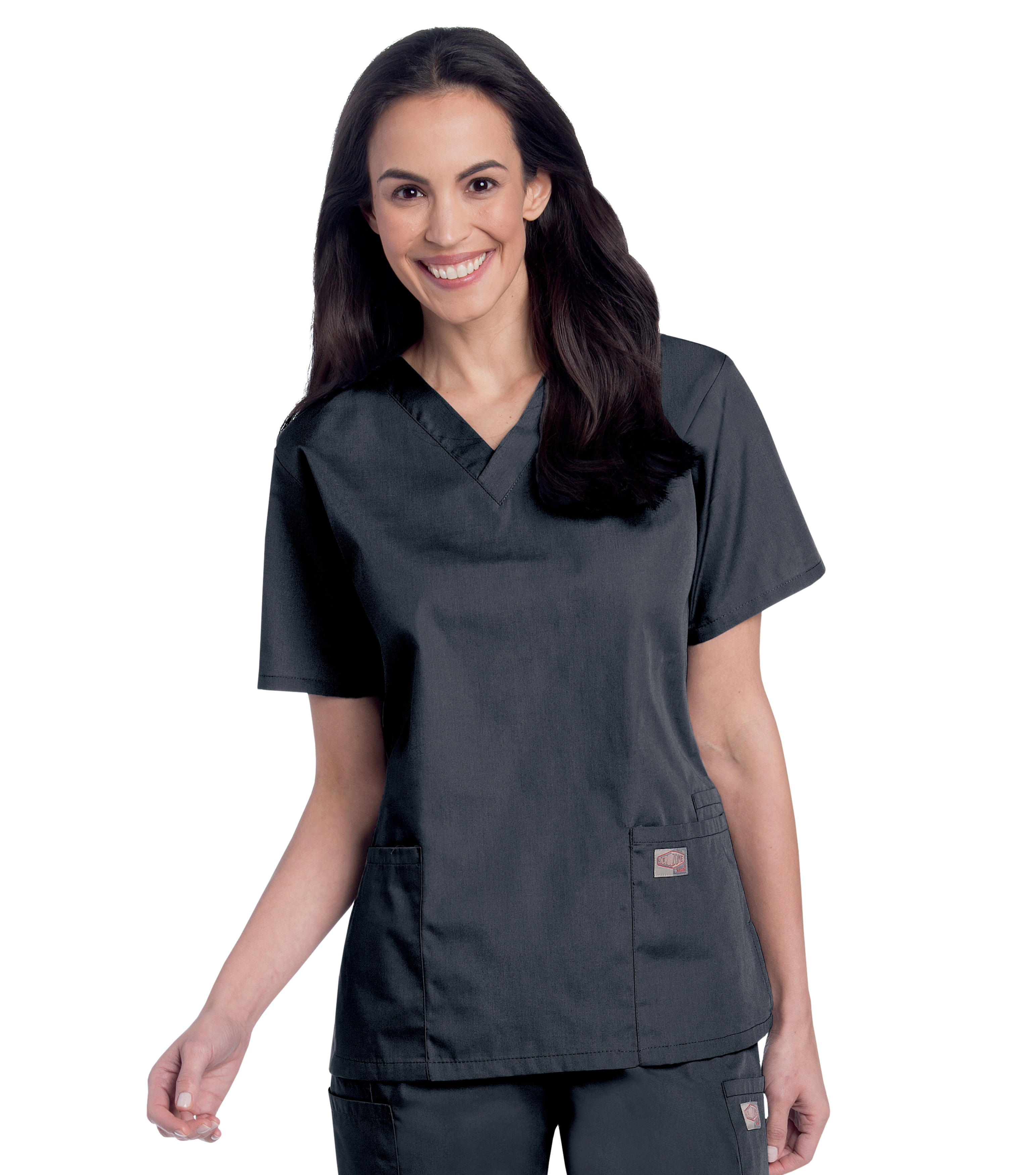 Landau - ScrubZone - Women's Three-Pocket Clean Back V-Neck Top 37