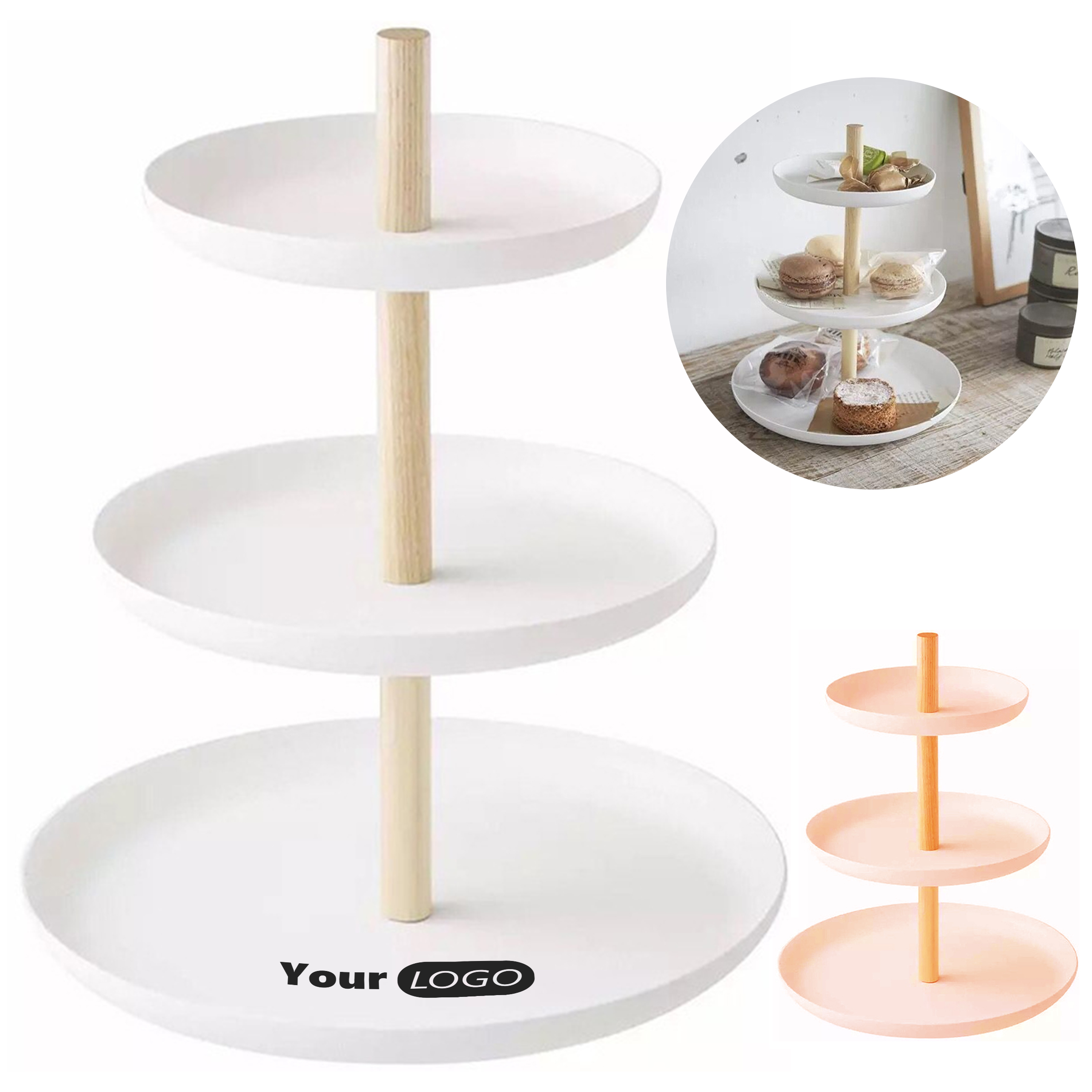 Iron Three Layer Storage Tray 1