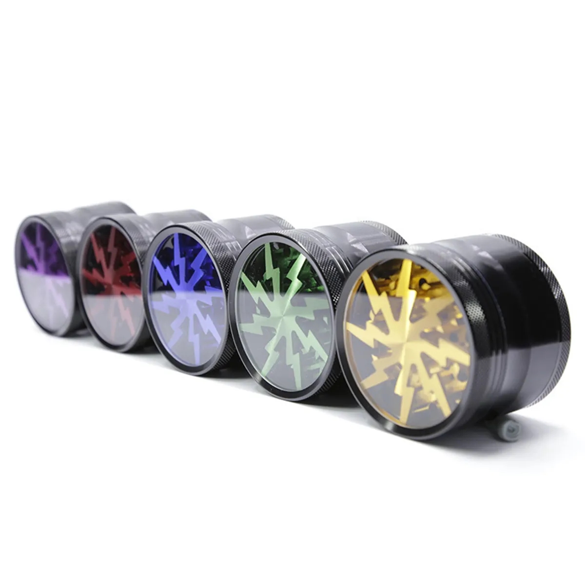 Portable Lightning Grinders with Herb Sifter 4