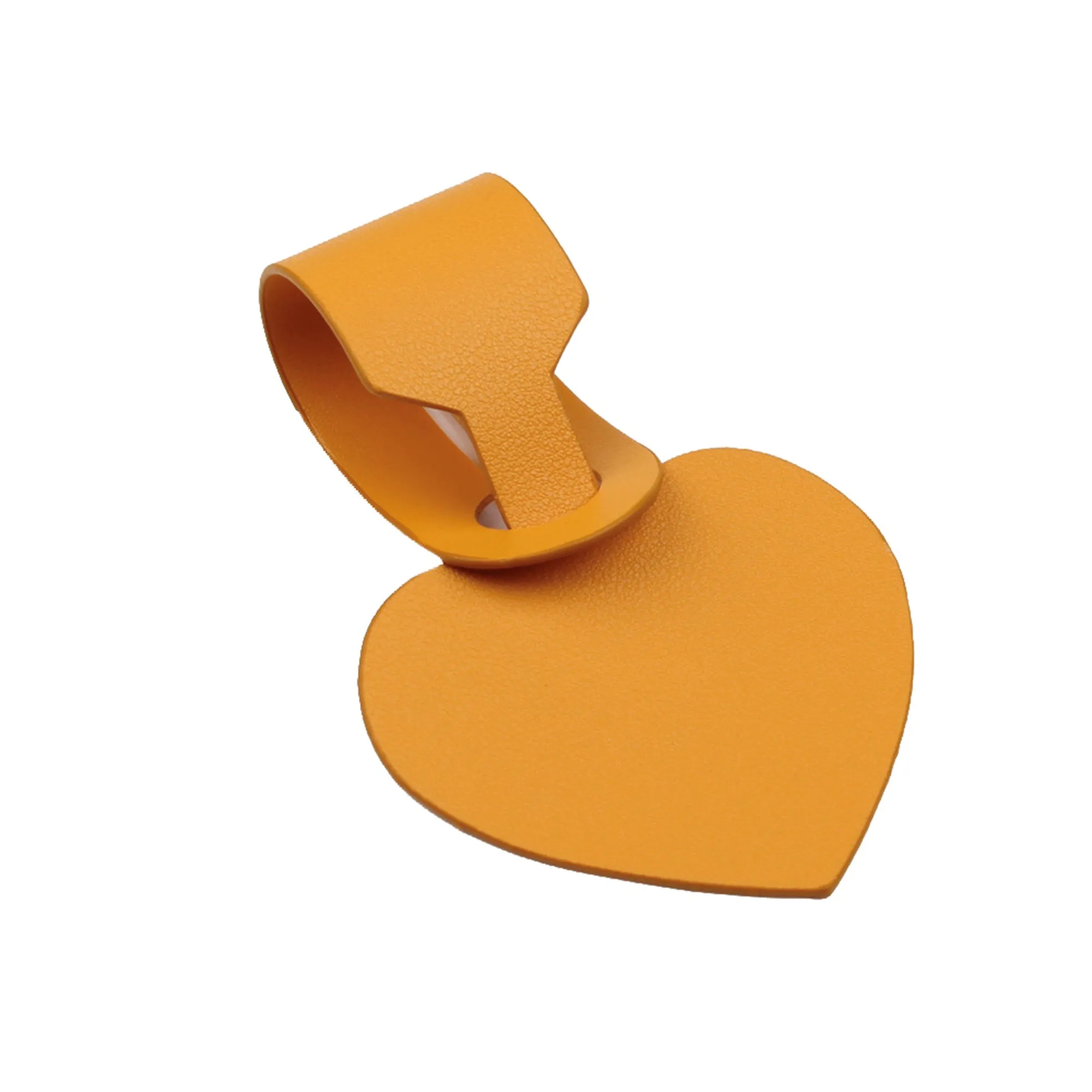 Heart Shape Luggage Tag PU Leather 3