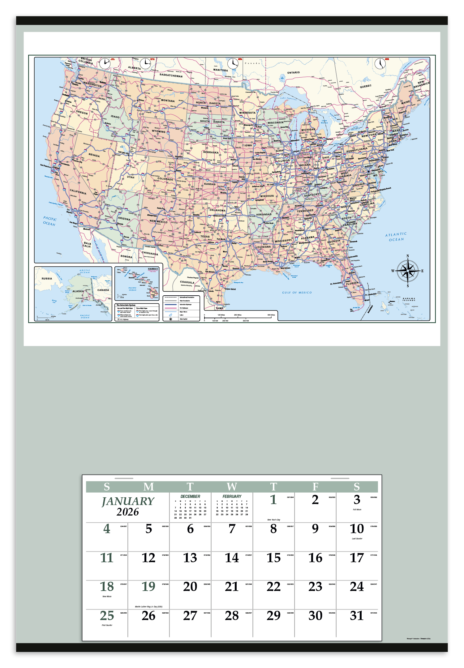 Triumph® Calendars Jumbo Hanger (12-Month) Calendar 2
