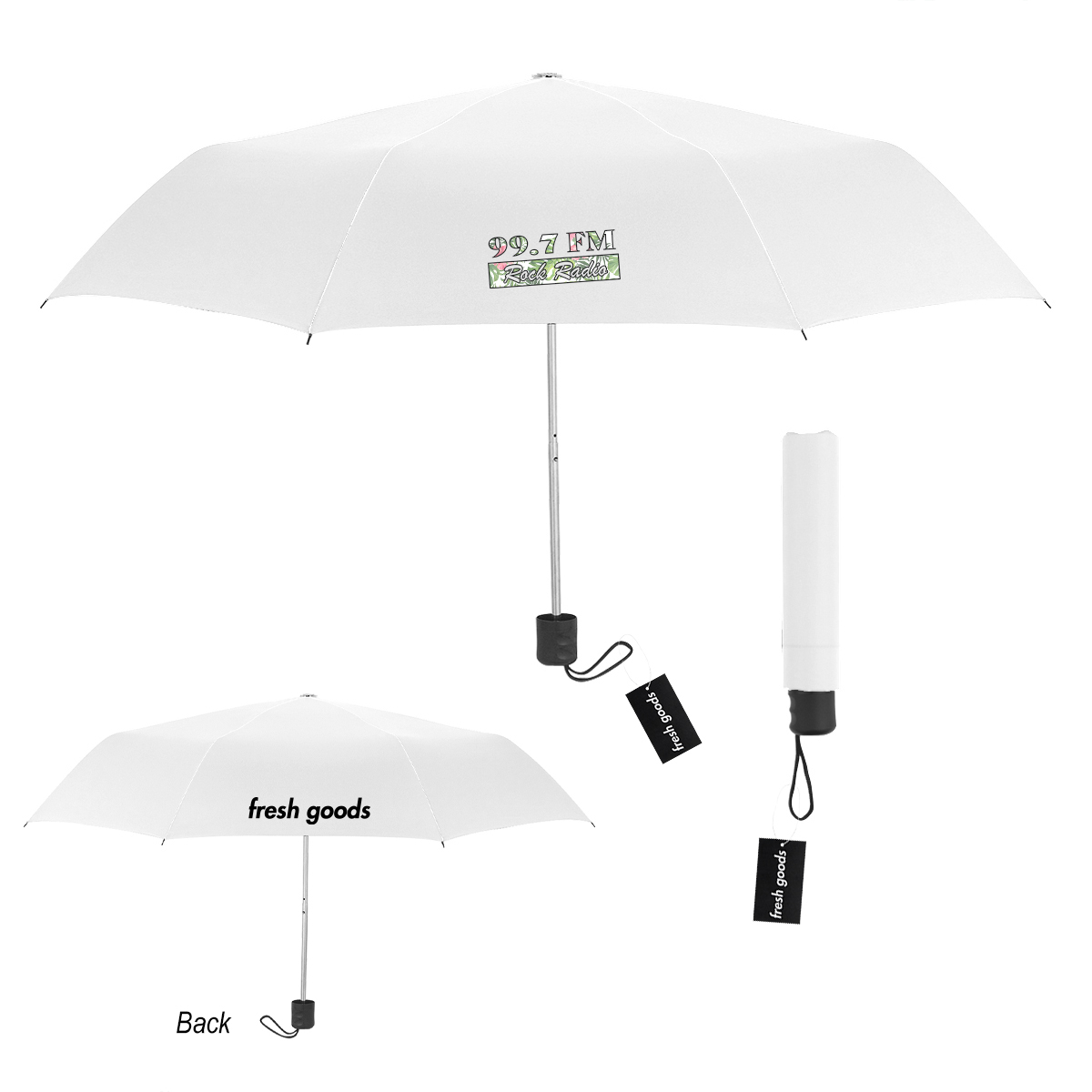 Fresh Goods 42" Arc Budget Telescopic Umbrella 18