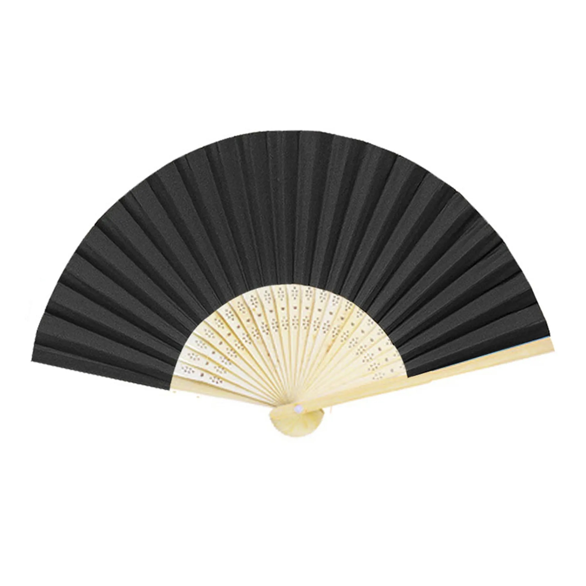 Bamboo Hand Held Folding Fan 10