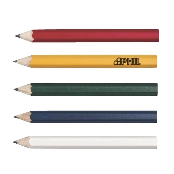 Hex/Round Wooden Golf Pencil 1