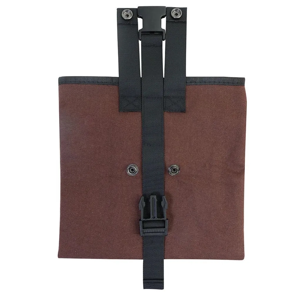 Mushroom Foraging Bag Waxed Canvas Collapsible Camping Pouch 6